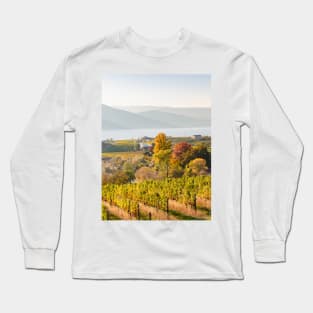 Okanagan Valley Vineyards in October Long Sleeve T-Shirt